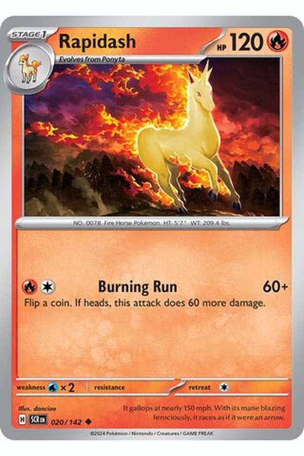 020/142 Rapidash - Uncommon
