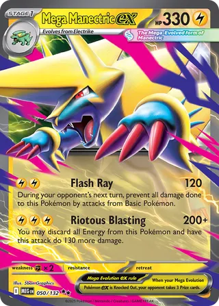 050/132 Mega Manectric ex - Double Rare
