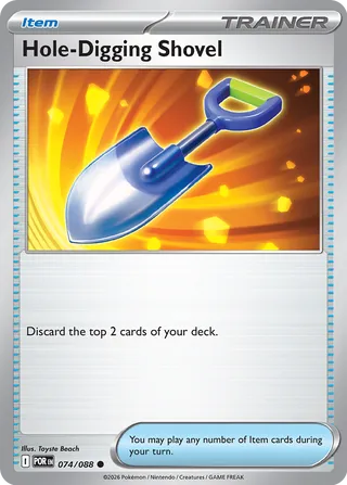 074/088 Hole-Digging Shovel - Common Reverse Holo