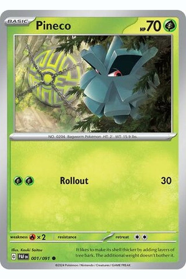 001/091 Pineco - Common Reverse Holo