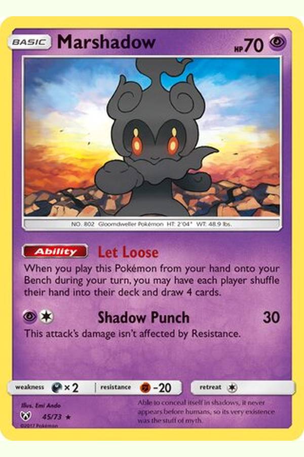 45/73 Marshadow - Rare Holo