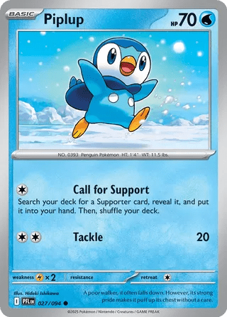 027/094 Piplup - Common