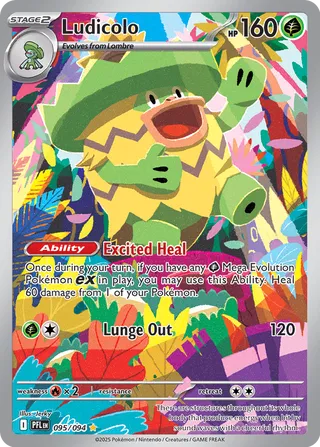 095/094 Ludicolo - Illustration Rare