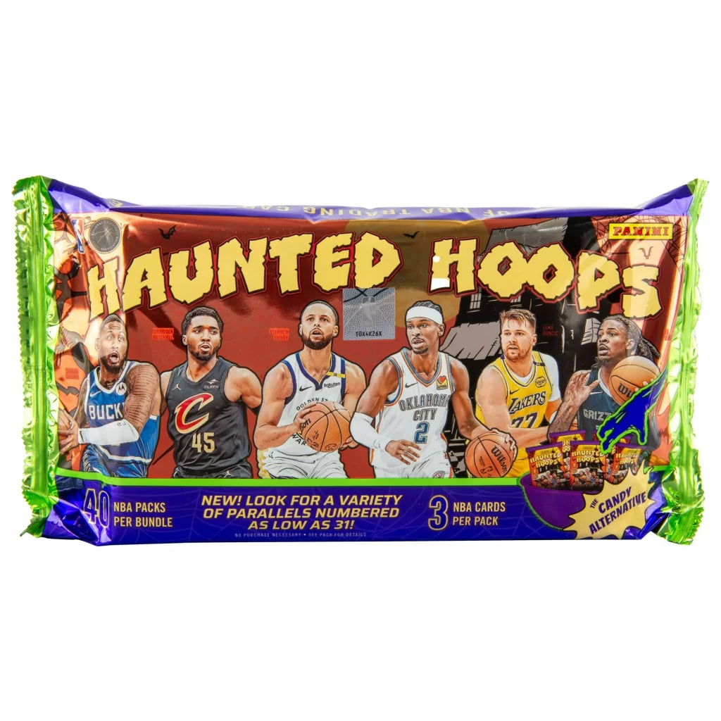 2024-25 Panini NBA Hoops Basketball Haunted Hoops Booster Bundle