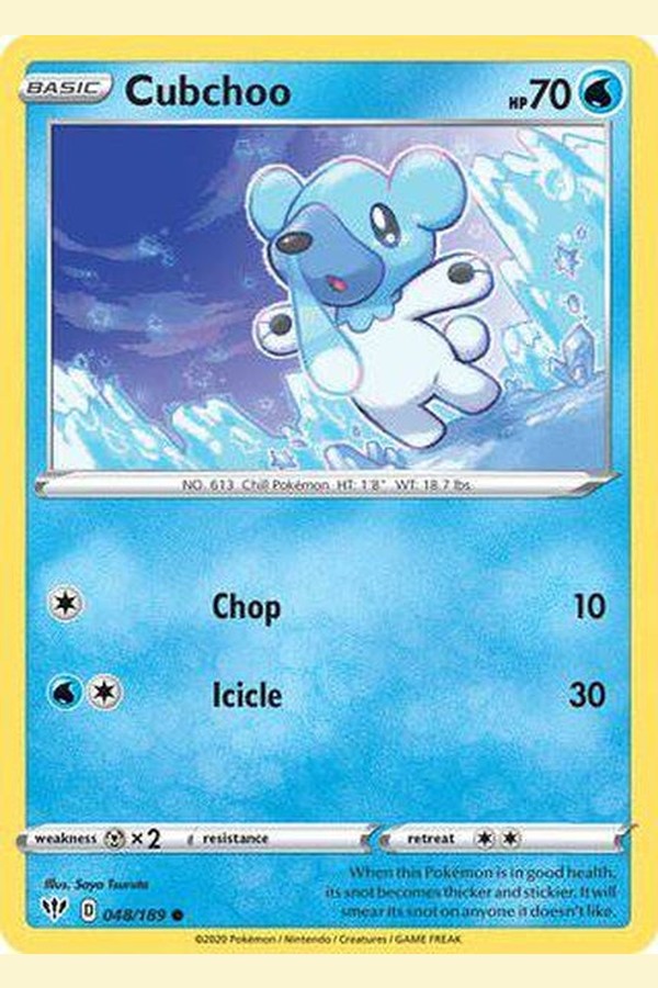 048/189 Cubchoo - Common - Collectible Madness