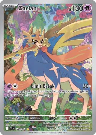 100/094 Zacian - Illustration Rare