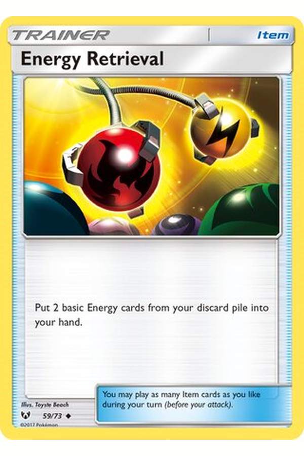 59/73 Energy Retrieval - Uncommon Reverse Holo