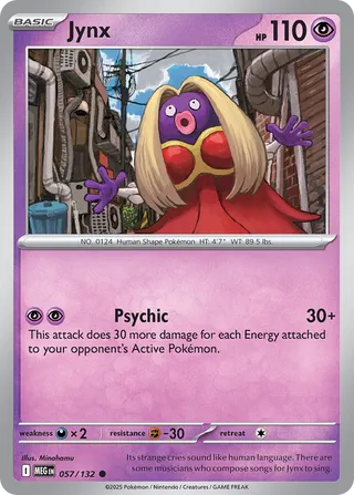 057/132 Jynx - Common Reverse Holo