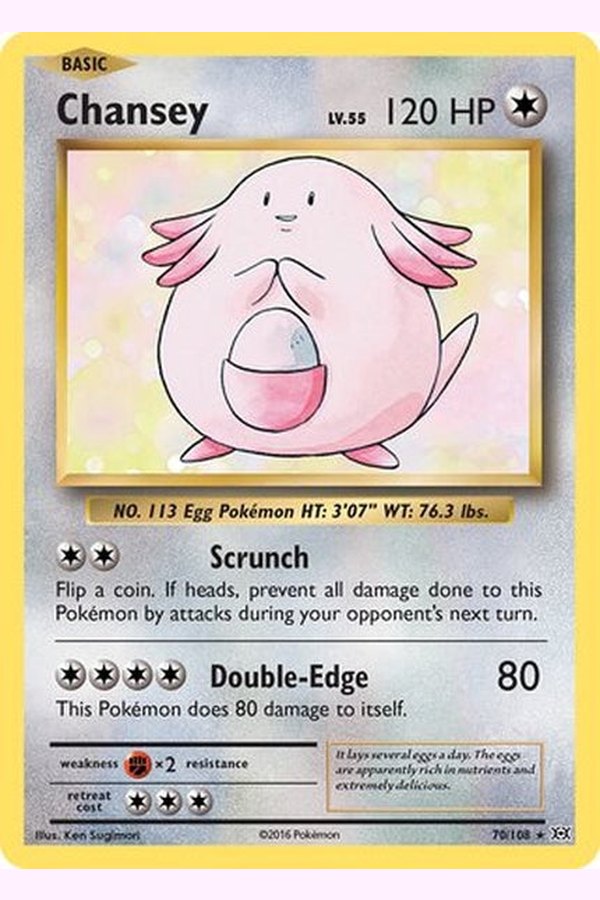 070/108 Chansey - Rare Holo