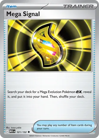 121/132 Mega Signal - Uncommon Reverse Holo