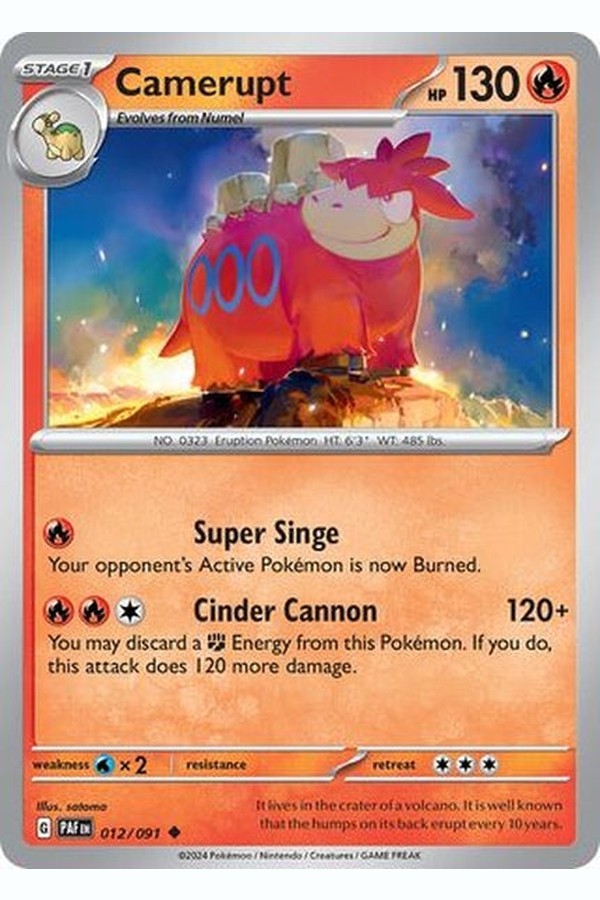 012/091 Camerupt - Uncommon