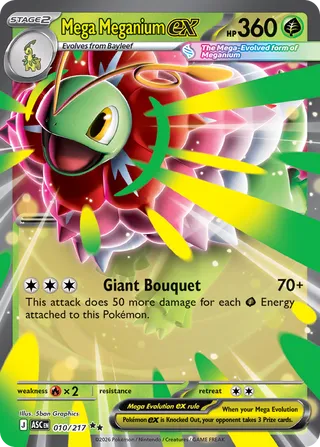 010/217 Mega Meganium ex - Double Rare