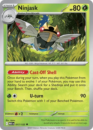 017/132 Ninjask - Uncommon