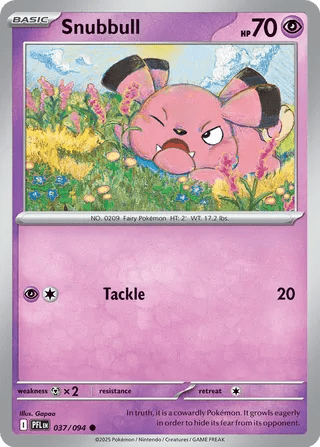 037/094 Snubbull - Common Reverse Holo