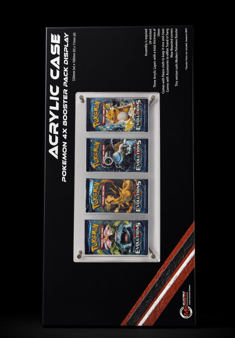 MADGuard 4x Booster Pack Acrylic Display Case | Hang or Stand