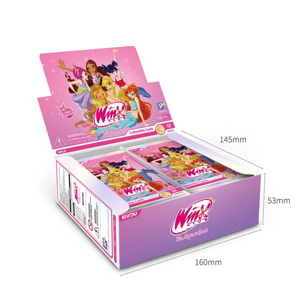 Kayou Winx Club Fairy Diary Collectible Cards Booster Box - Daily Edition Series 1