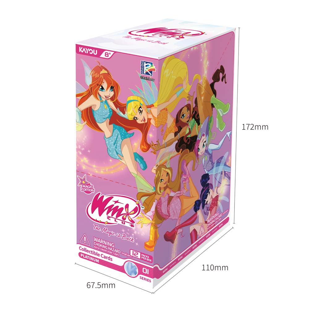 Kayou Winx Club Fairy Diary Collectible Cards Booster Box - Magic Edition Series 1