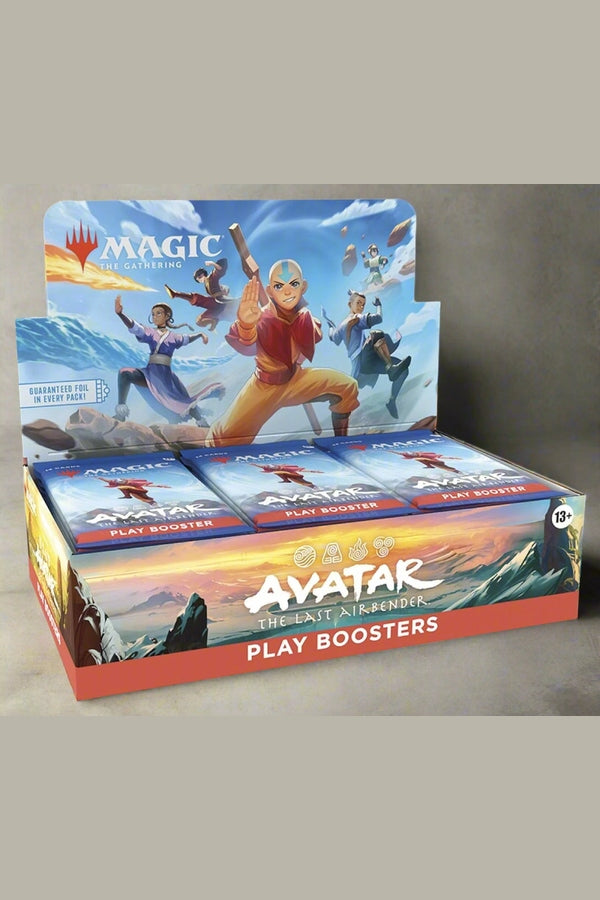 avatar play booster box Avatar: The Last Airbender Mox Boarding House Play Boosters are designed for both collecting and gameplay magic avatar the last airbender