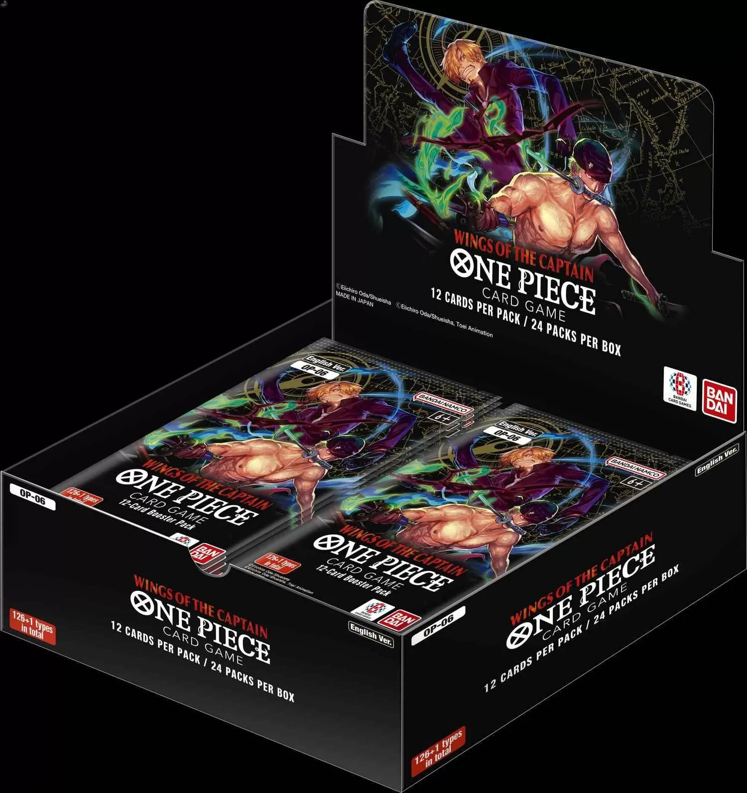 PREORDER -- One Piece TCG: Flanked by Legends - Booster Box OP-06