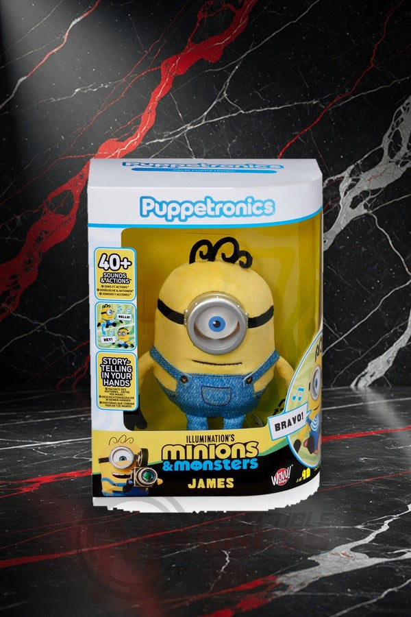 Minions & Monsters Palm Puppetronic James box front