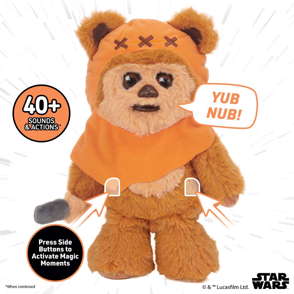 Star Wars Wicket Palm Puppetronic with 40+ sounds and side button callouts