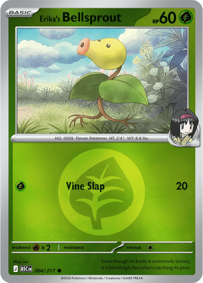 004/217 Erika's Bellsprout - (Energy Symbol Pattern)