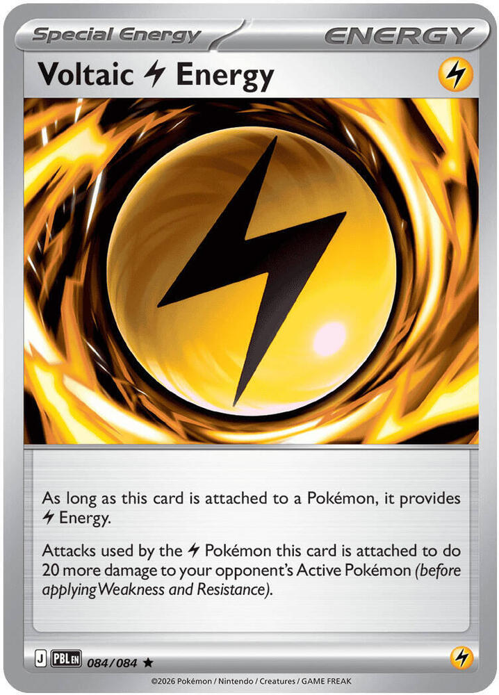 084/084 Voltaic Lightning Energy - Rare Reverse Holo