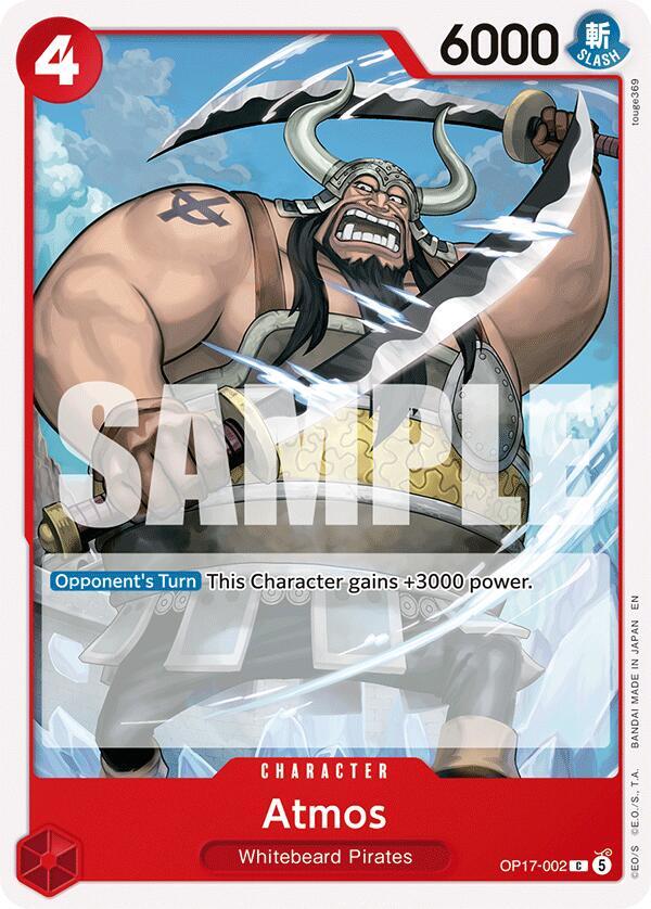 Atmos (OP17-002) (OP-17: The World's Strongest Warriors) Japanese
