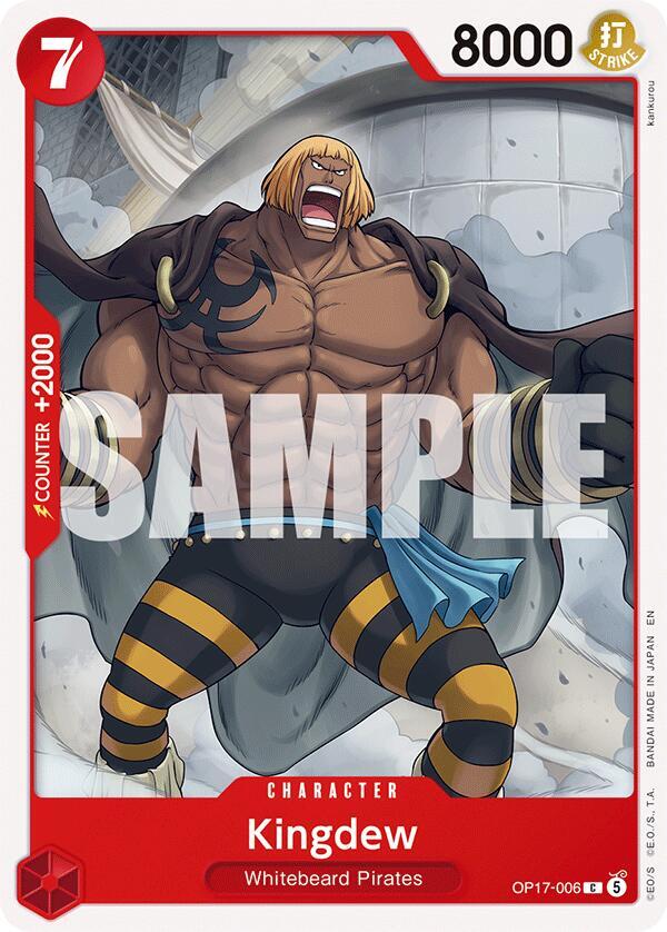 Kingdew (OP17-006) (OP-17: The World's Strongest Warriors) Japanese