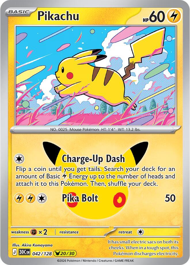 042/128 Pikachu - None