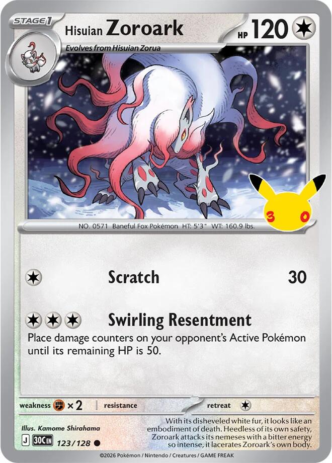 123/128 Hisuian Zoroark