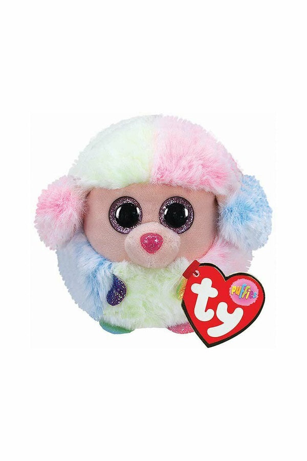 Rainbow the Multicoloured Poodle Ty Puffies