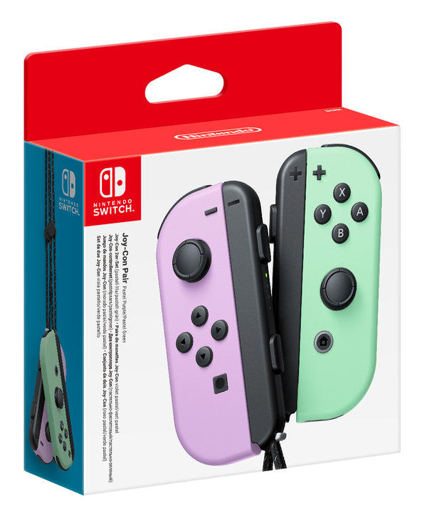 SWI Nintendo Switch Joy-Con Pair Controller - Pastel Purple/Pastel Green - Collectible Madness