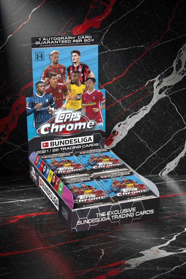 Topps Chrome Bundesliga 2021/22 Trading Cards Hobby Box