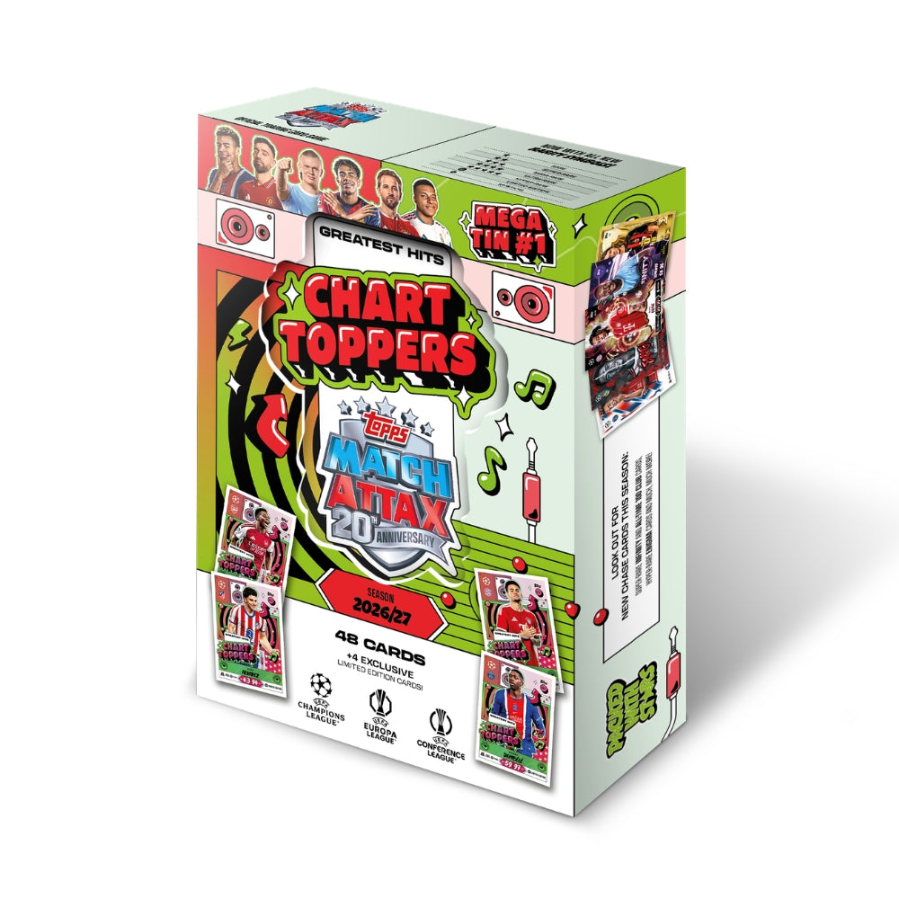 Topps Match Attax UEFA Champions League 2026/27 Mega Tin - Chart Toppers