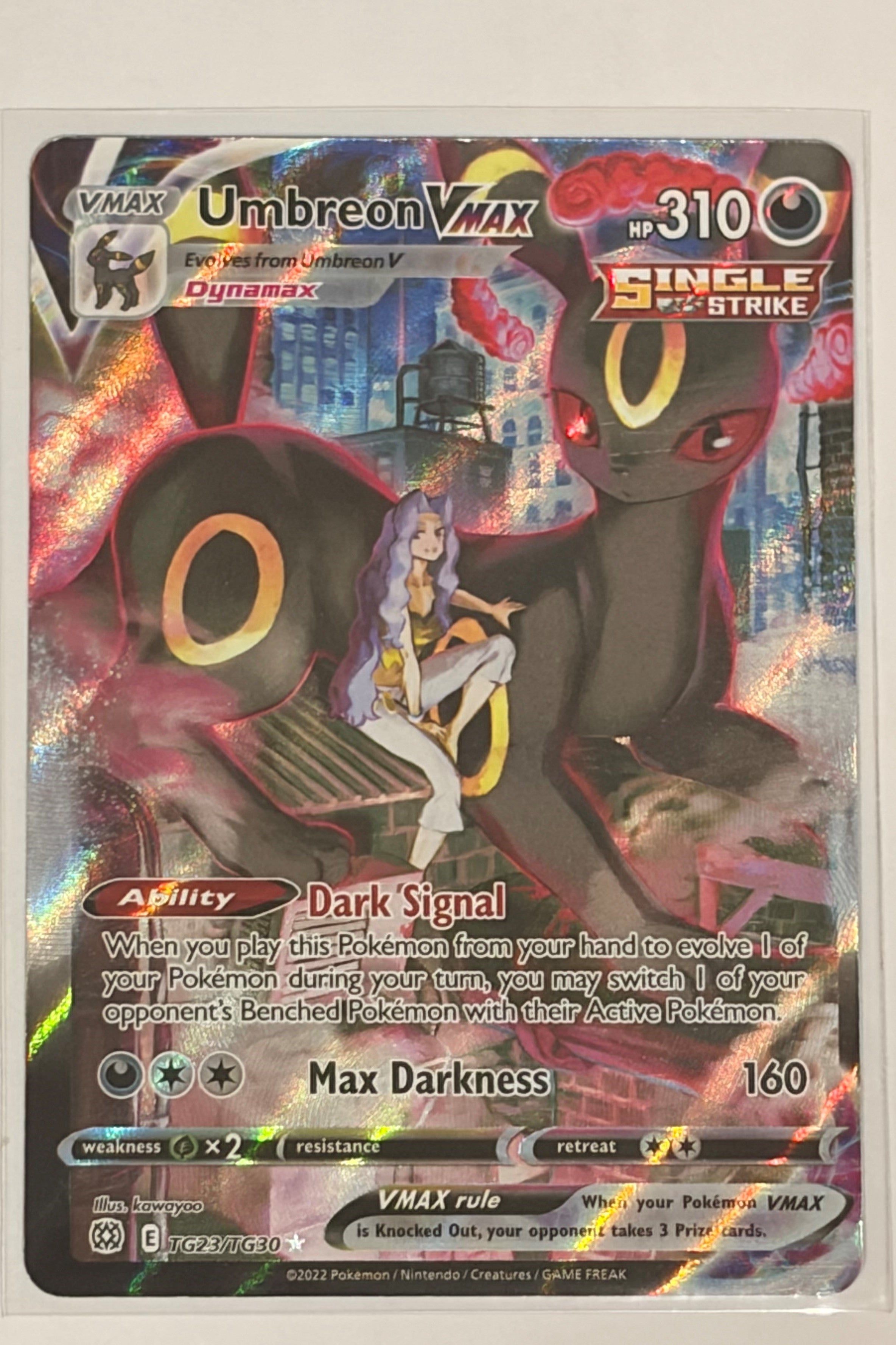 Umbreon VMAX Brilliant Stars TG23/TG30 Ultra Rare NM