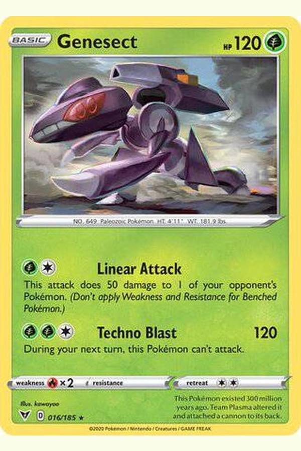 016/185 Genesect - Rare Holo - Collectible Madness