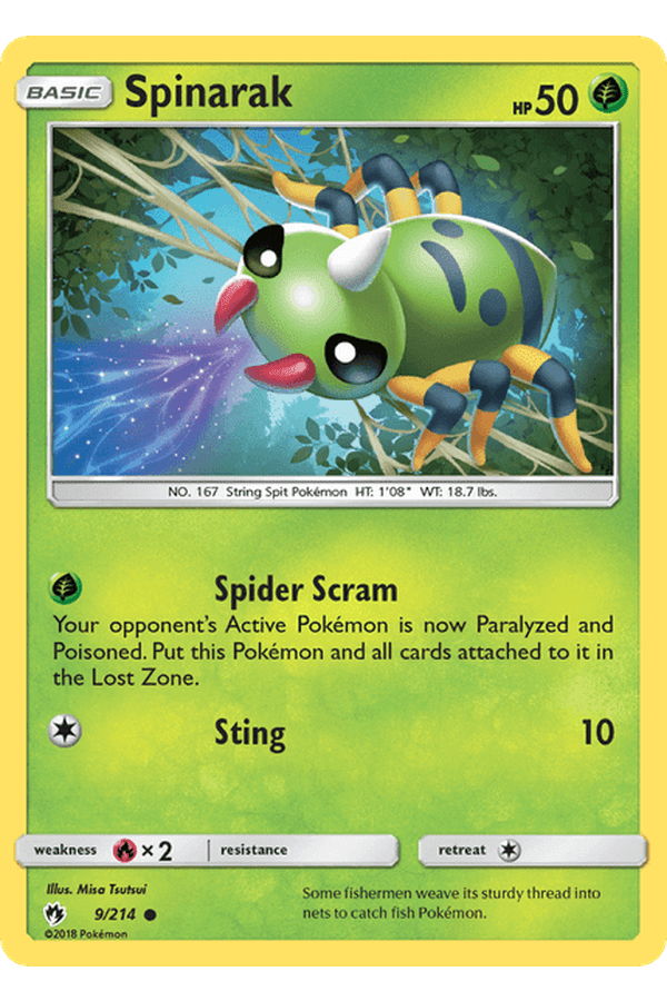 009 / 214 Spinarak-Common - Collectible Madness