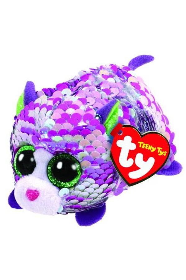 Teeny Tys Sequin - Lilac cat - Collectible Madness