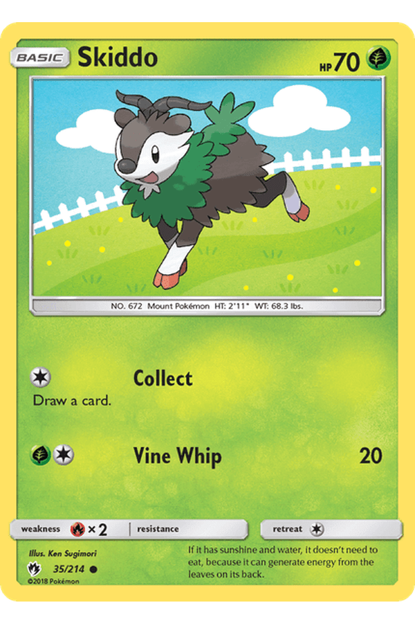 035 / 214 Skiddo-Common - Collectible Madness