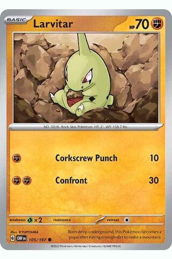 105/197 Larvitar - Common