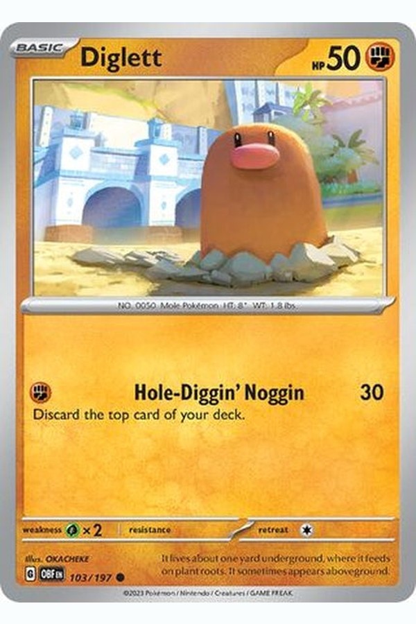 103/197 Diglett - Common