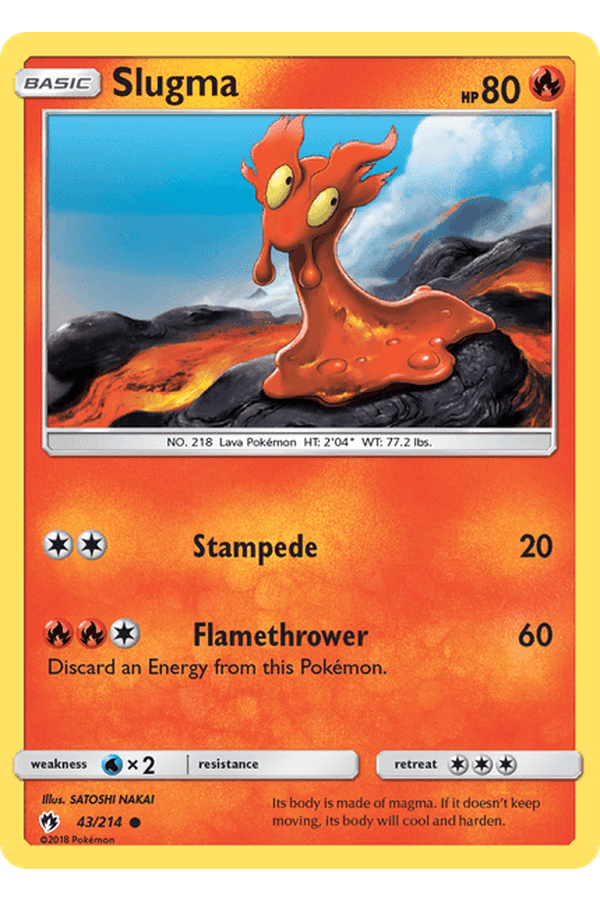 043 / 214 Slugma-Common - Collectible Madness