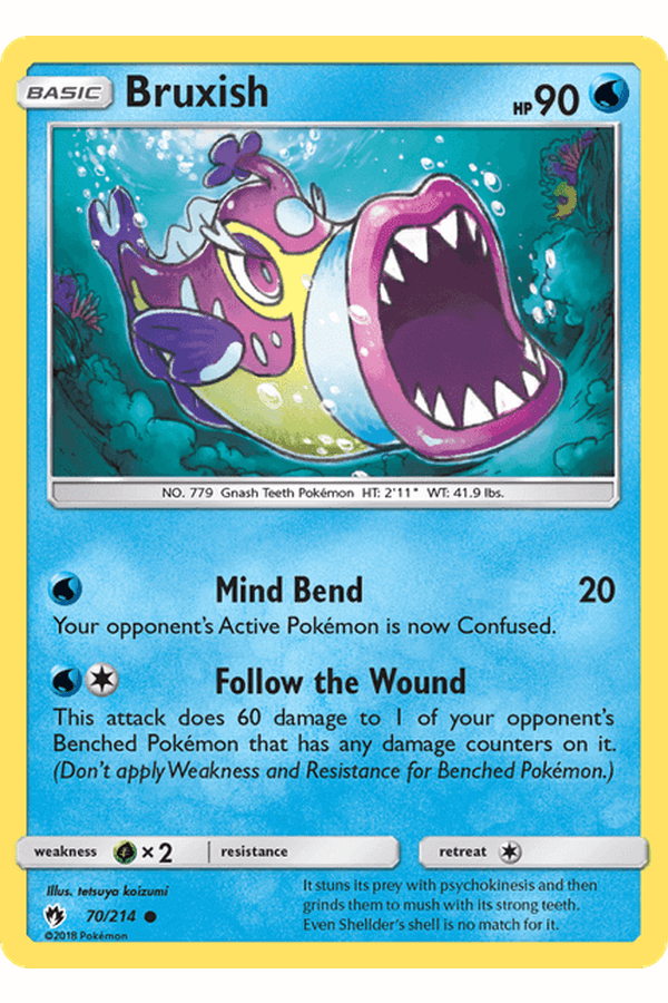 070 / 214 Bruxish-Common - Collectible Madness