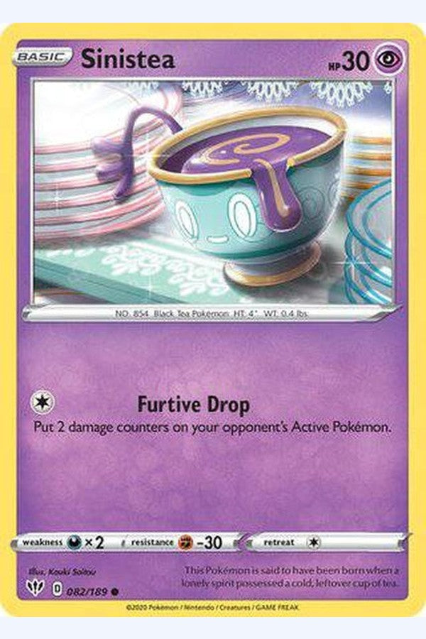 082/189 Sinistea - Common - Collectible Madness