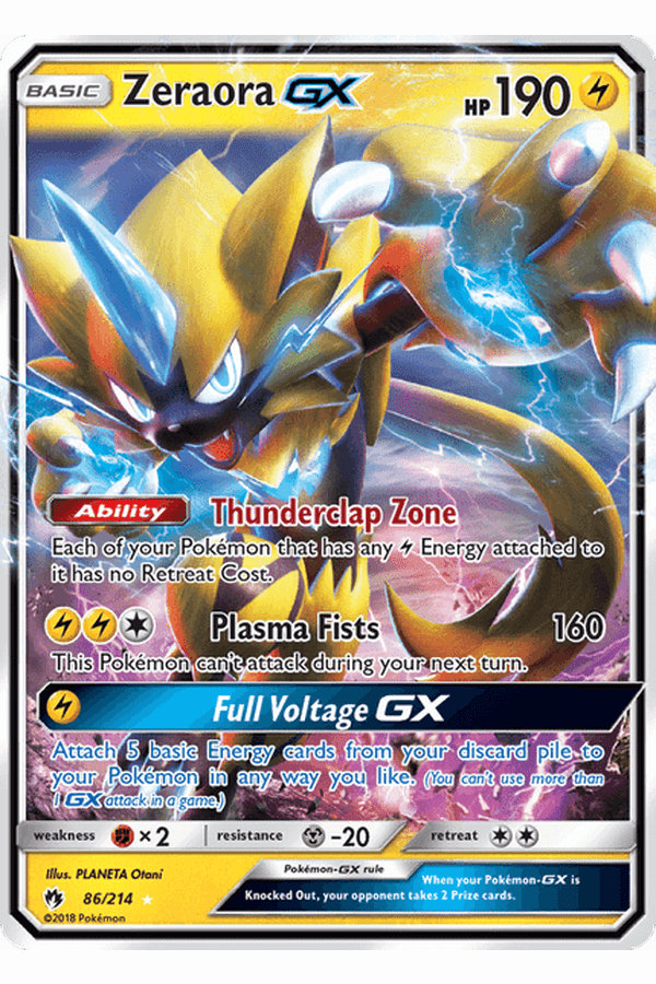 086 / 214 Zeraora-GX-Ultra Rare - Collectible Madness