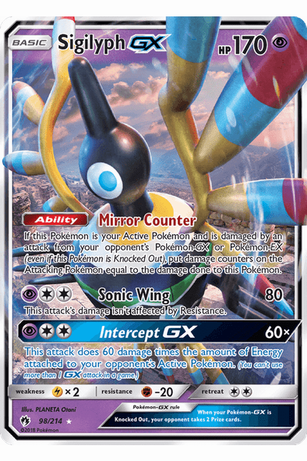 098 / 214 Sigilyph-GX - Ultra Rare - Collectible Madness