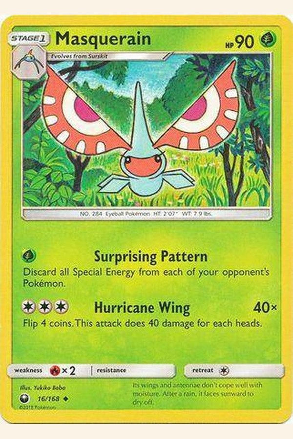 016 / 168 Masquerain - Uncommon - Collectible Madness