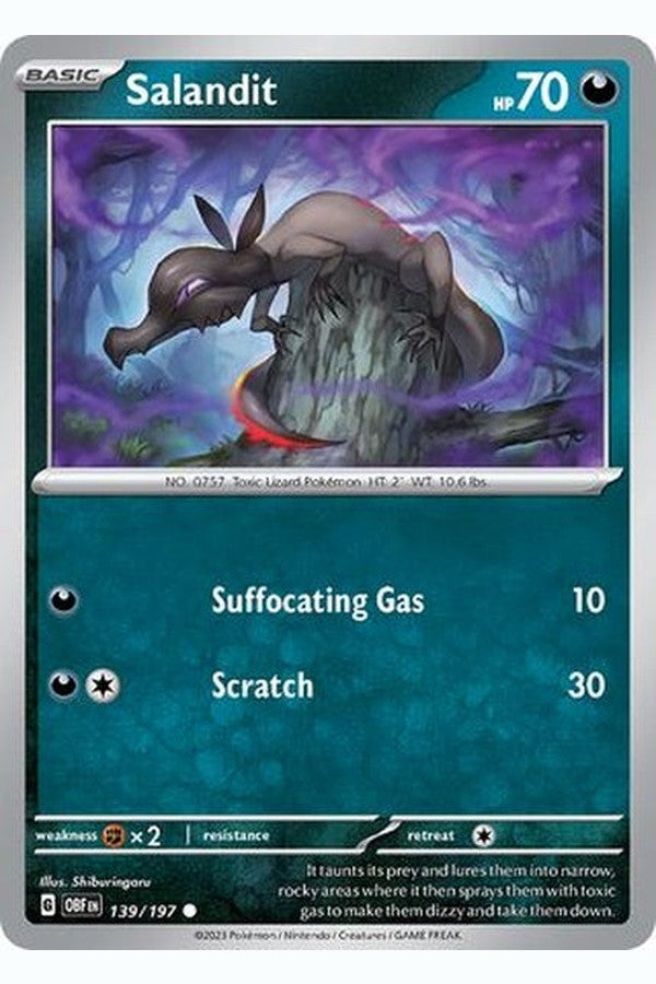 139/197 Salandit - Common Reverse Holo