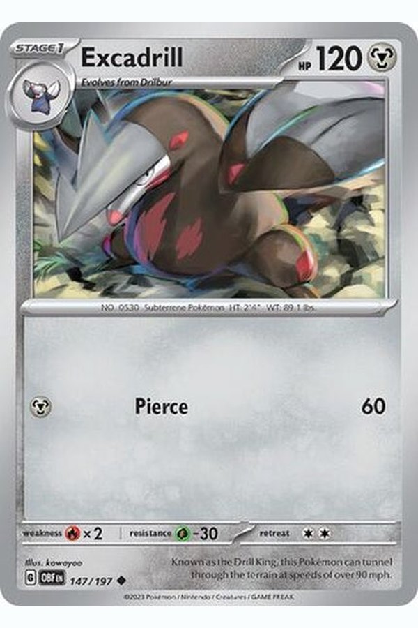 147/197 Excadrill - Uncommon